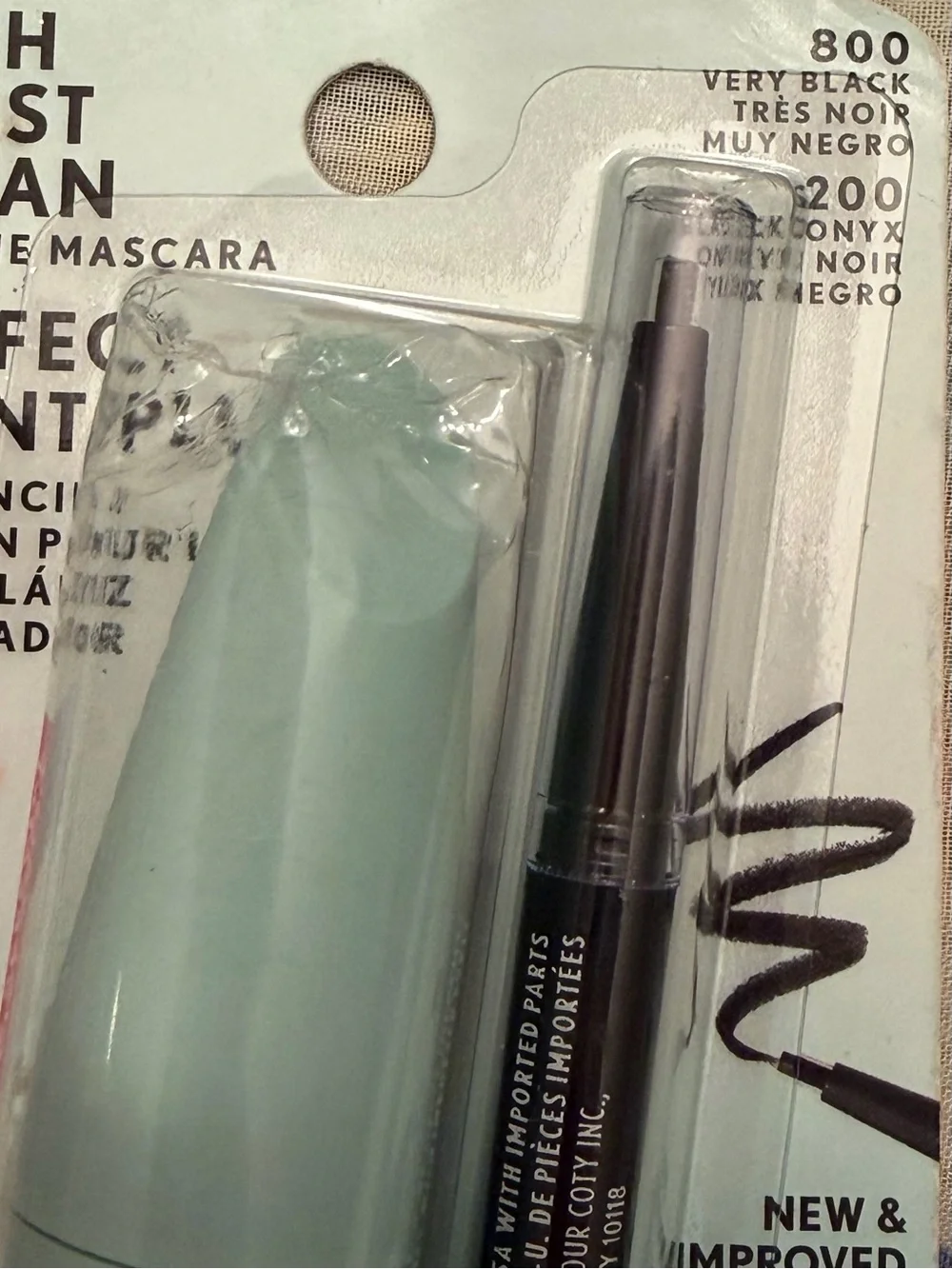 Covergirl Lash Blast Clean Mascara & Perfect Point Eye Pencil Sealed Black NEW
